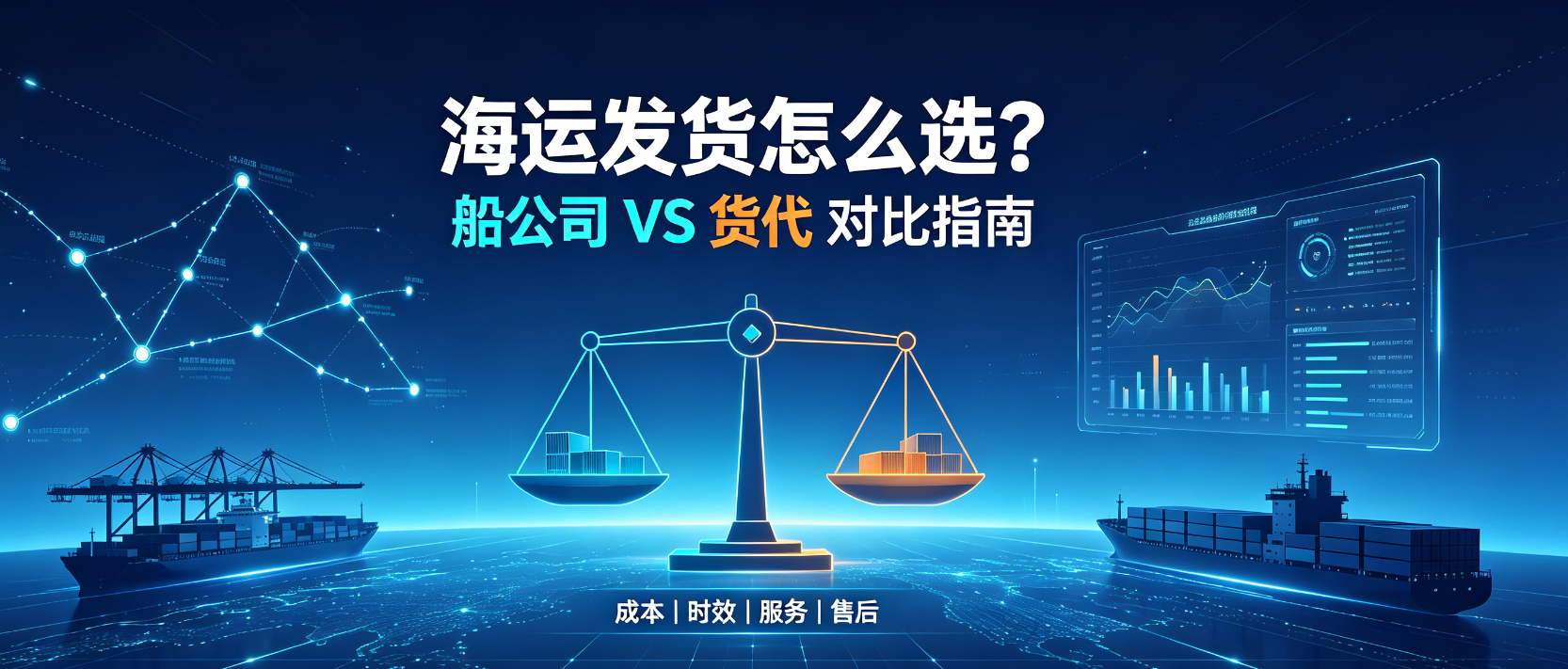 内贸海运发货选船公司还是货代？成本、服务、售后全维度对比